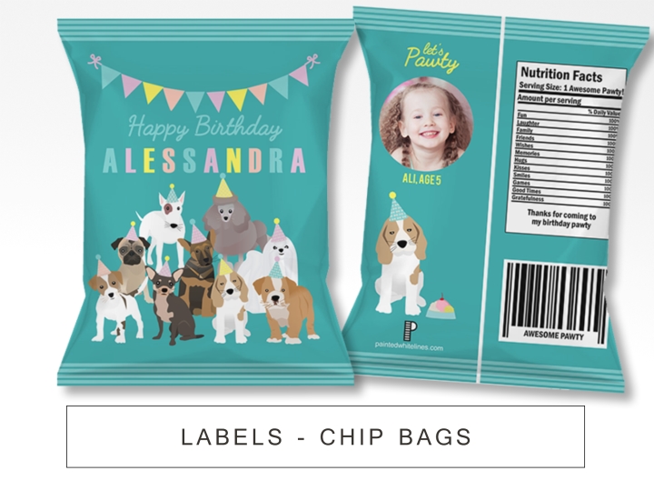 Labels Chip Bags