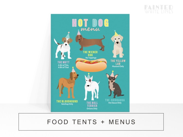 Food Tents + Menu