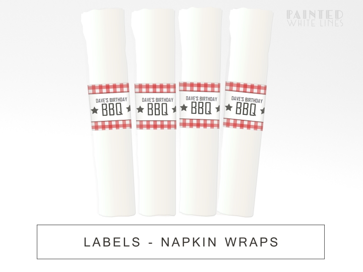 Labels Napkin Rings