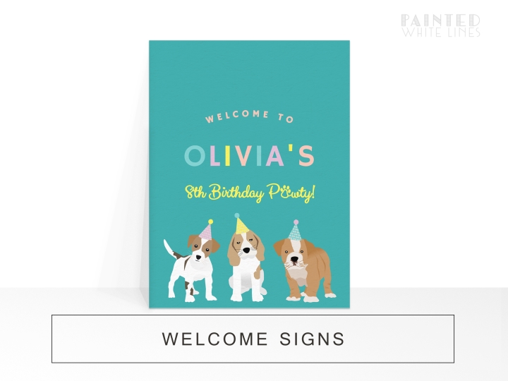 Party Welcome Signs