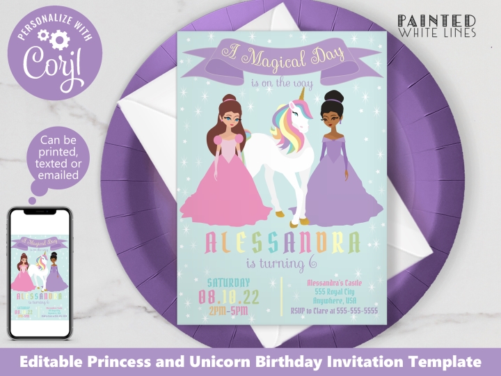 Princess and Unicorn Birthday
