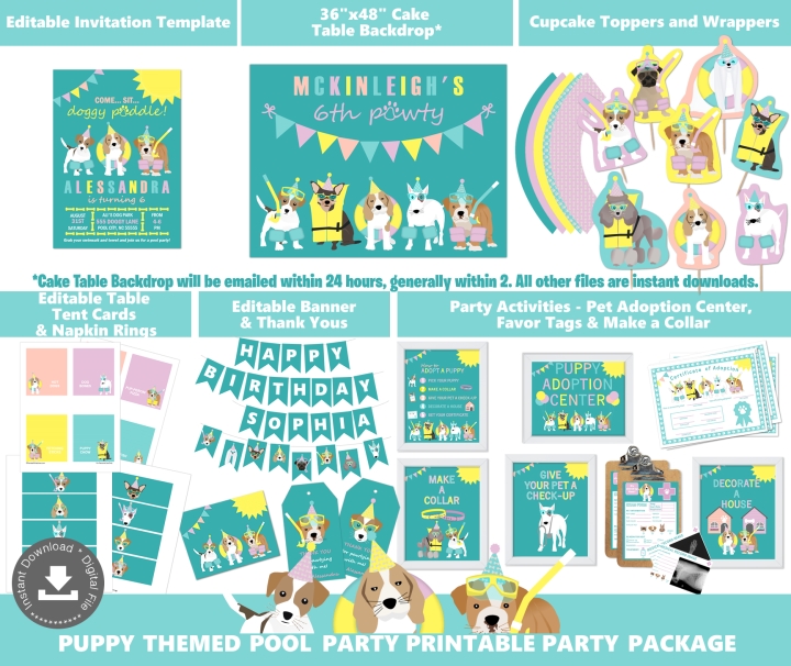 Doggy Paddle Pool Party Package