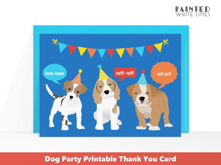 Dog Thank You Cards