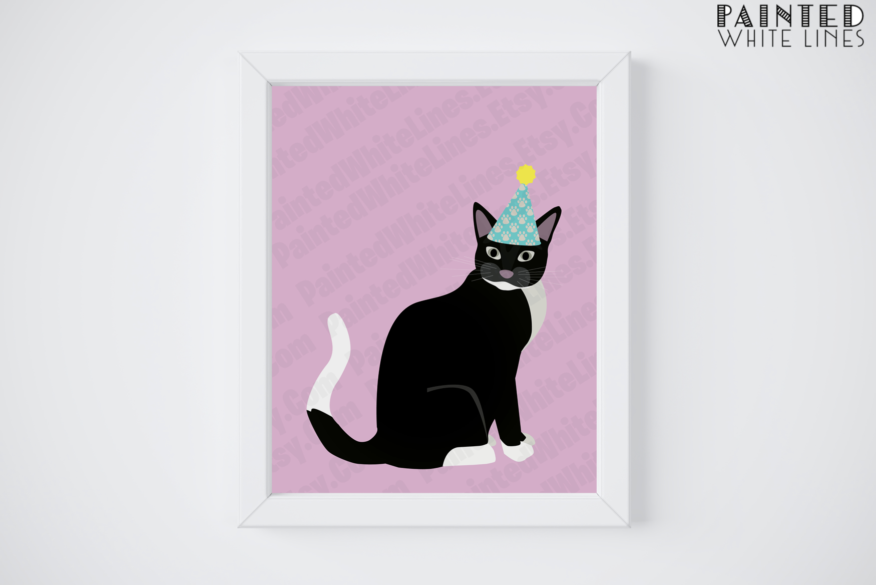 Black Cat Party Printable
