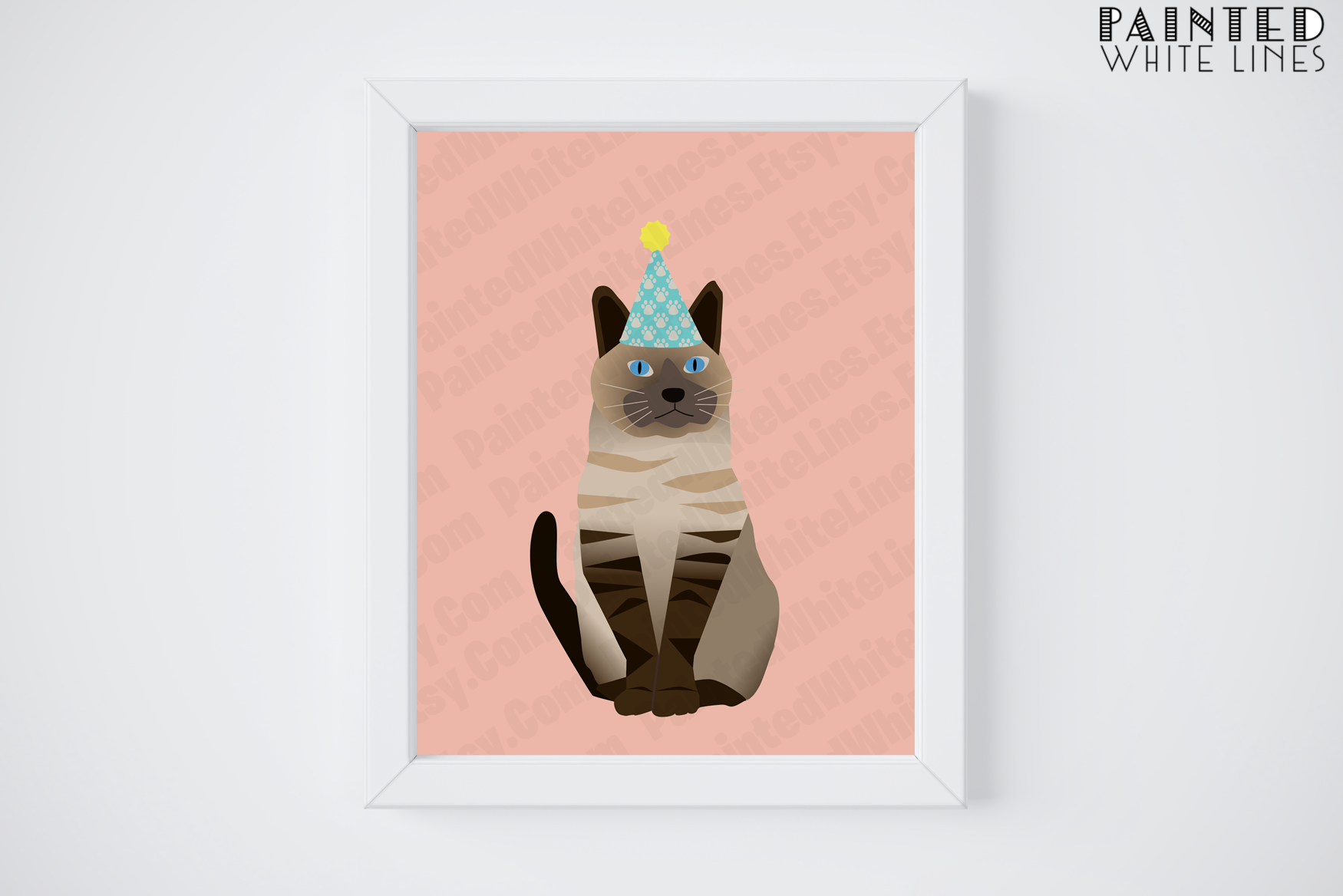 Siamese Cat Party Printable