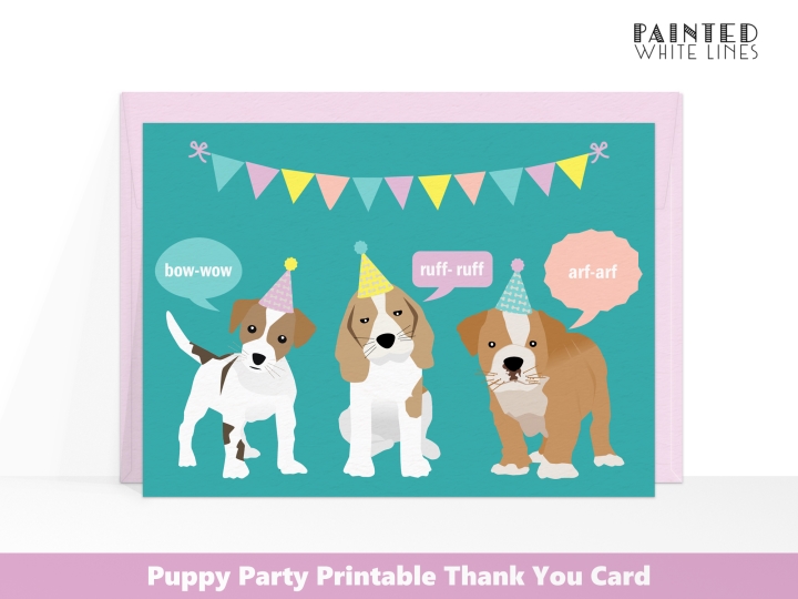 Dog Thank You Cards