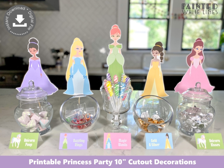 Princess Party Decor Cutouts