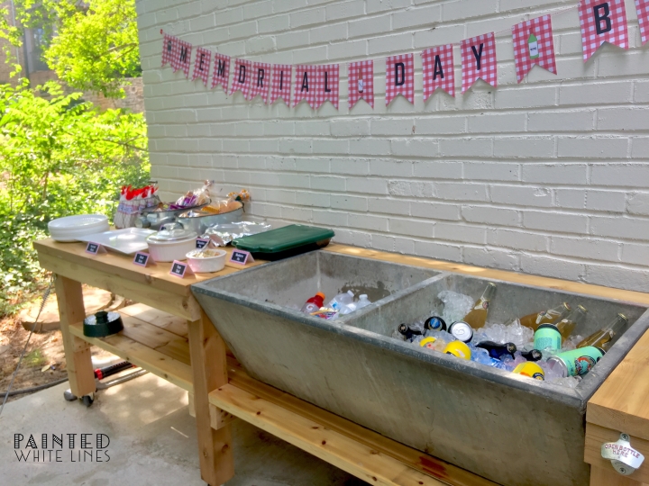 BBQ Party Buffet Table