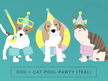 Dog + Cat Pool Pawty