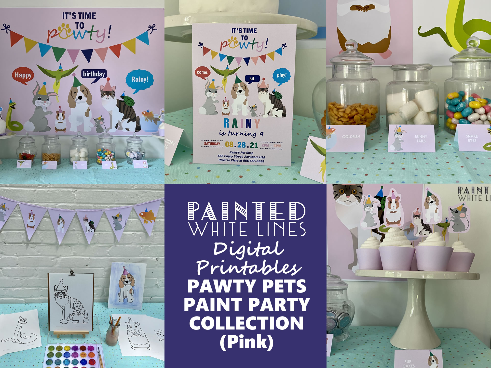 Pet Paint Party (Pink)