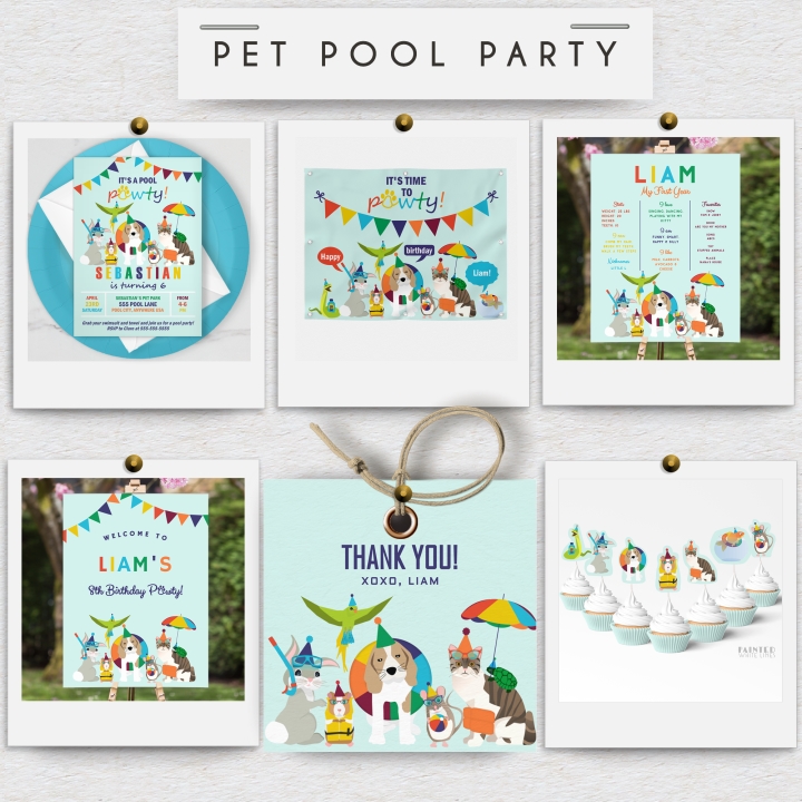 Pet Pool Party (Blue)