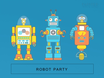 Robot Birthday Party